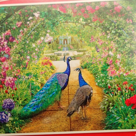 Puzzlebug 500 Peacock Garden Puzzle NEW - Picture 3 of 3